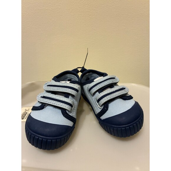 NWT Wonder Nation Toddler Blue Hook and Loop Tennis Shoes Sneakers Size 4 - Picture 5 of 7